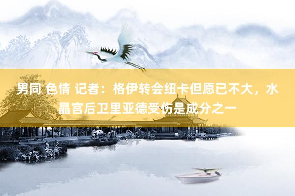 男同 色情 记者：格伊转会纽卡但愿已不大，水晶宫后卫里亚德受伤是成分之一